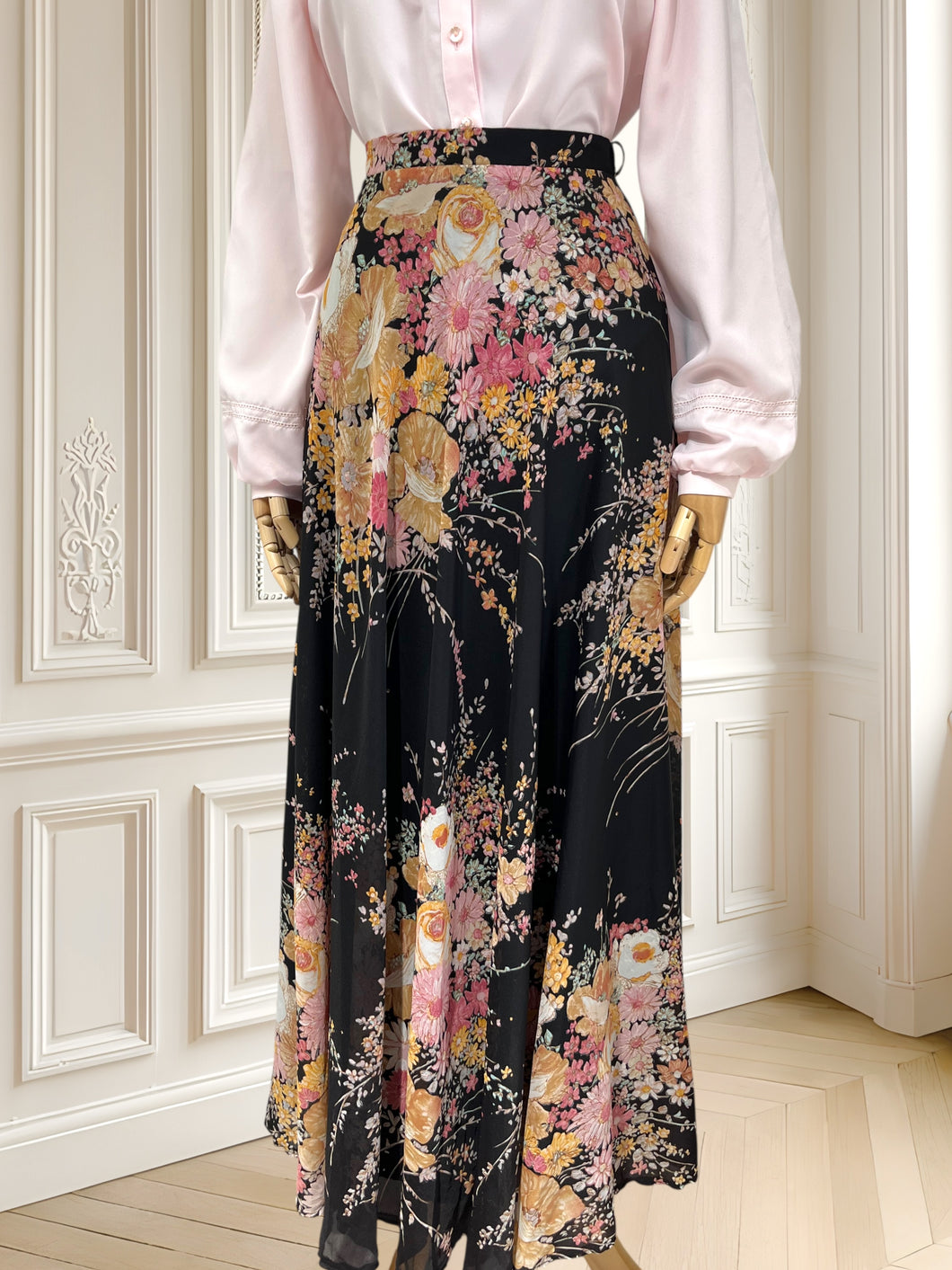 Fustă maxi cu print floral mărimea S