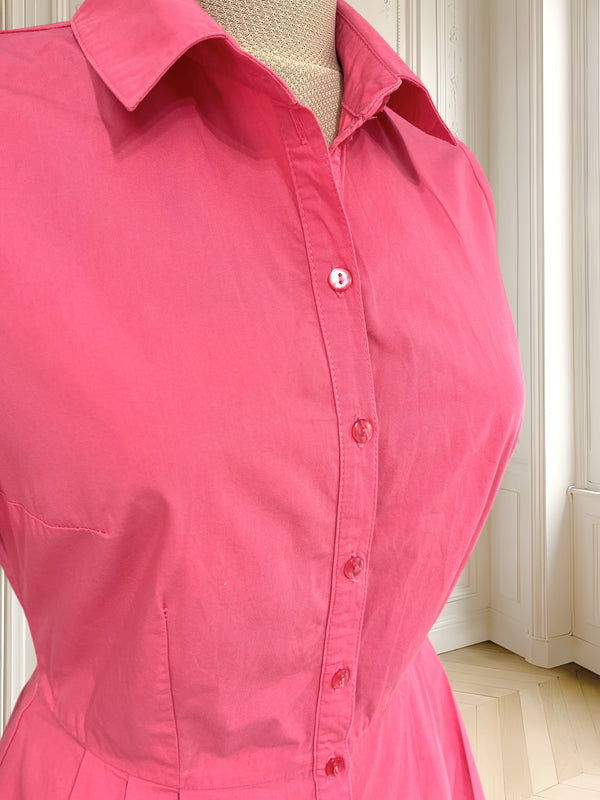 Rochie roz din bumbac mărimea S