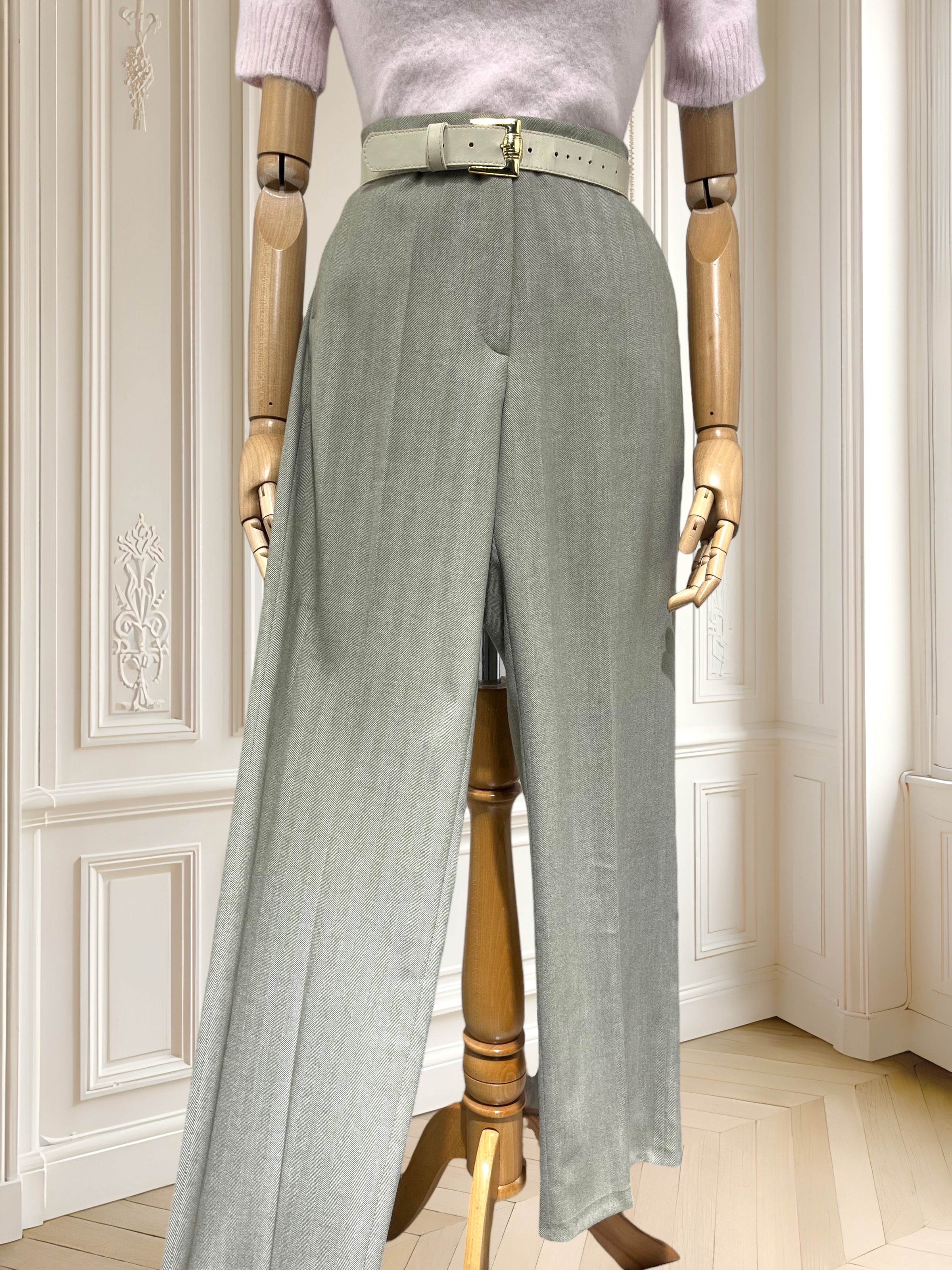 Pantaloni cu talie înaltă mărimea S