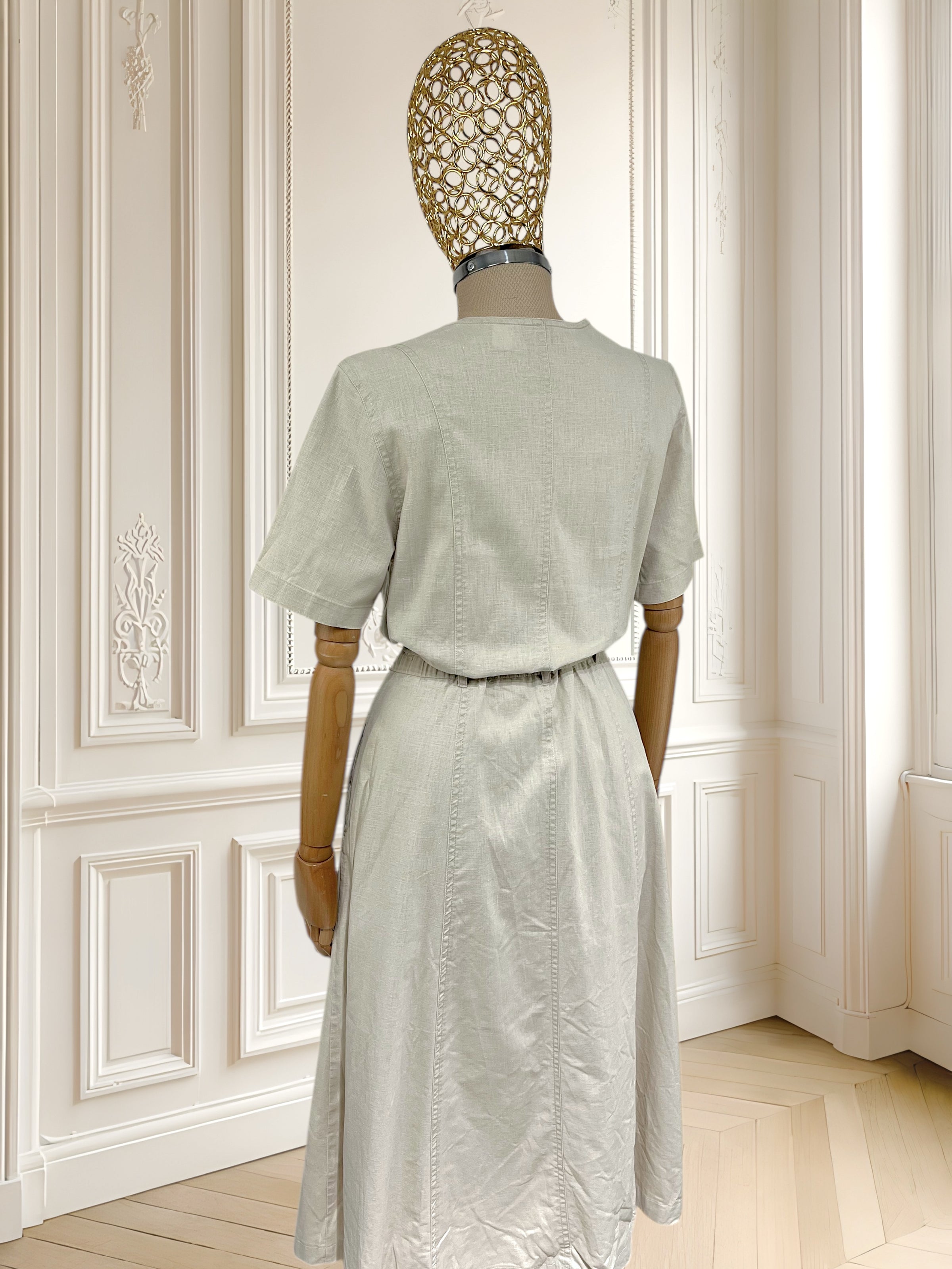 Rochie vintage din bumbac și in mărimea M