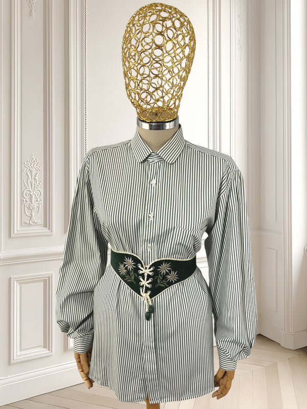 Cămașă vintage din bumbac potrivită pentru L/XL