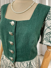 Rochie vintage din in mărimea L
