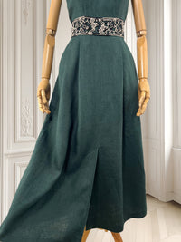 Rochie vintage din in mărimea XS
