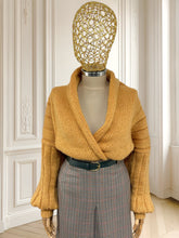 Încarcă imaginea în vizualizatorul Galerie, Pulover din amestec de lână lucrat manual potrivit pentru M/L
