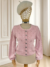 Încarcă imaginea în vizualizatorul Galerie, Cardigan vintage din bumbac mărimea M
