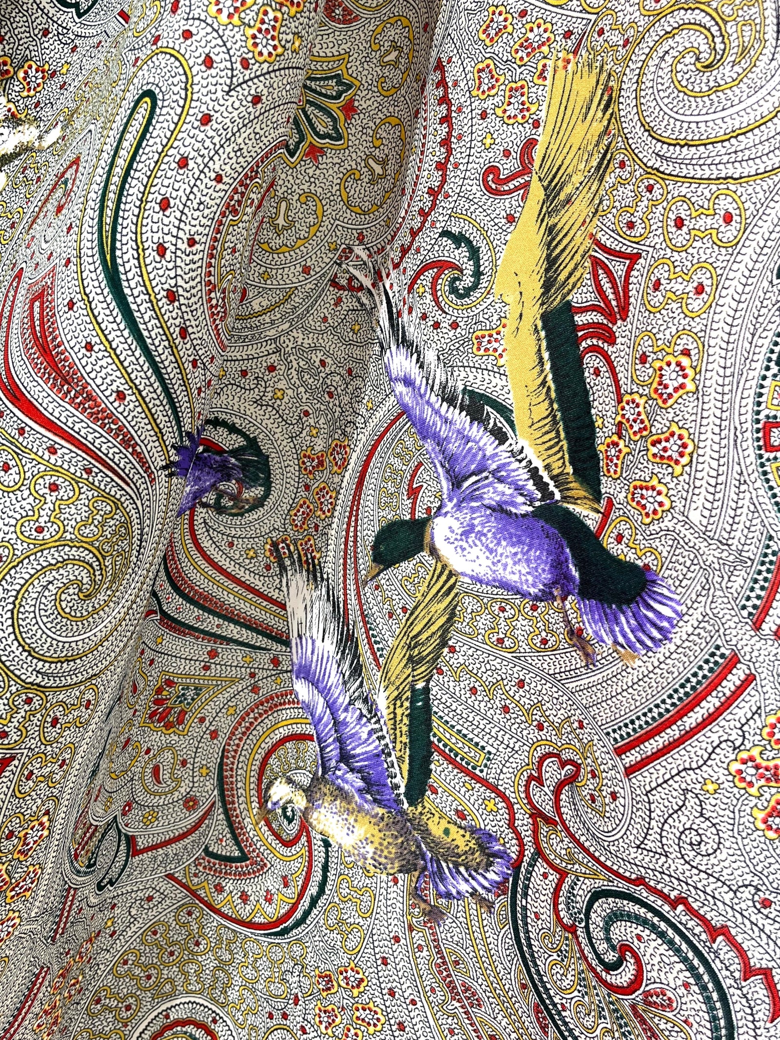 Eșarfă italienească cu print paisley