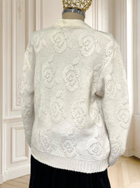 Cardigan vintage din amestec de lână mărimea L
