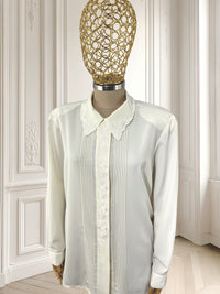 Cămașă vintage cu broderie potrivită pentru L/XL