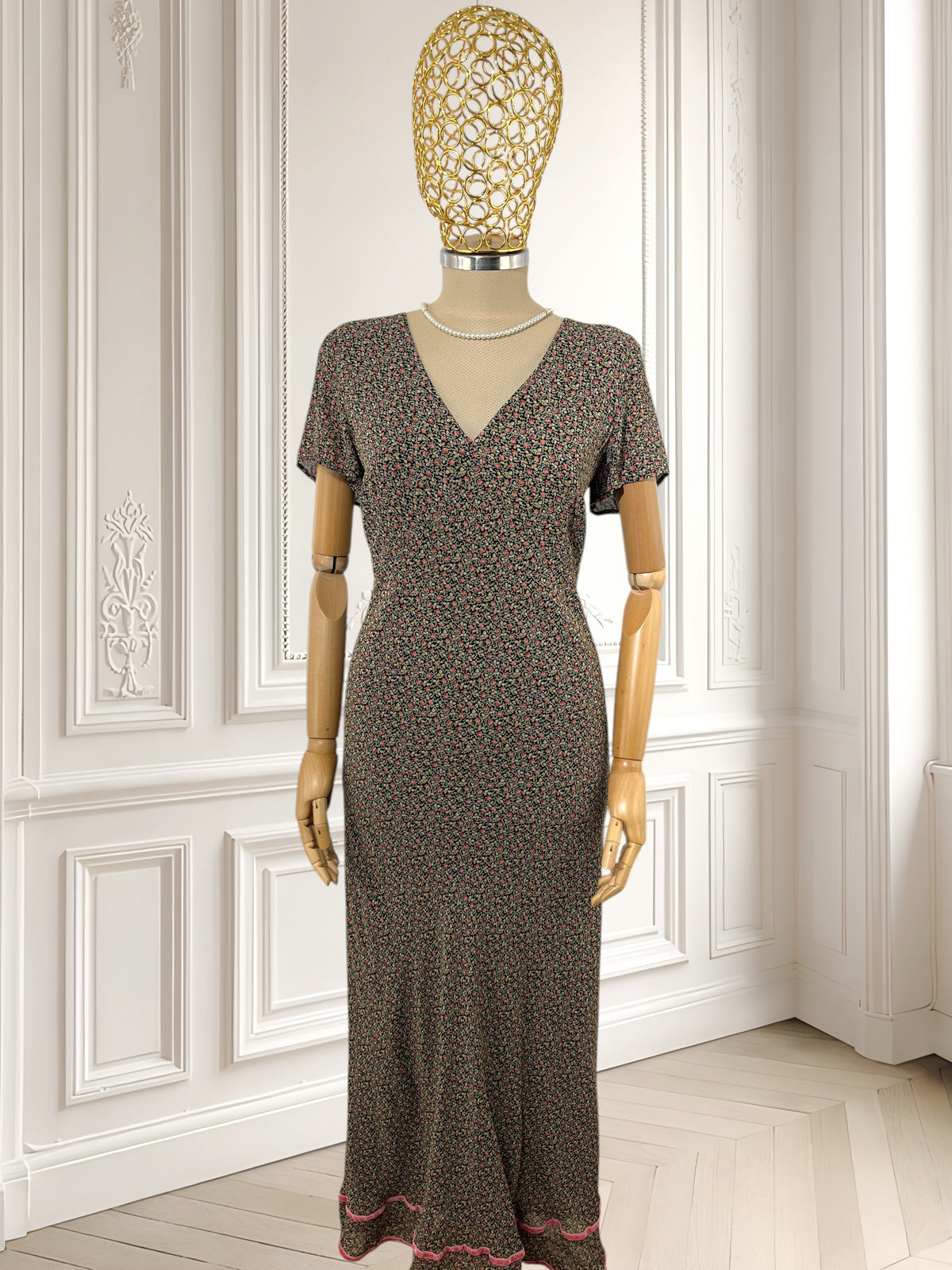 Rochie Laura Ashley din vâscoză mărimea M