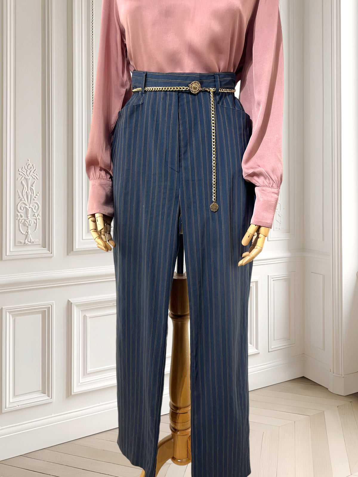 Pantaloni vintage cu talie înaltă mărimea S