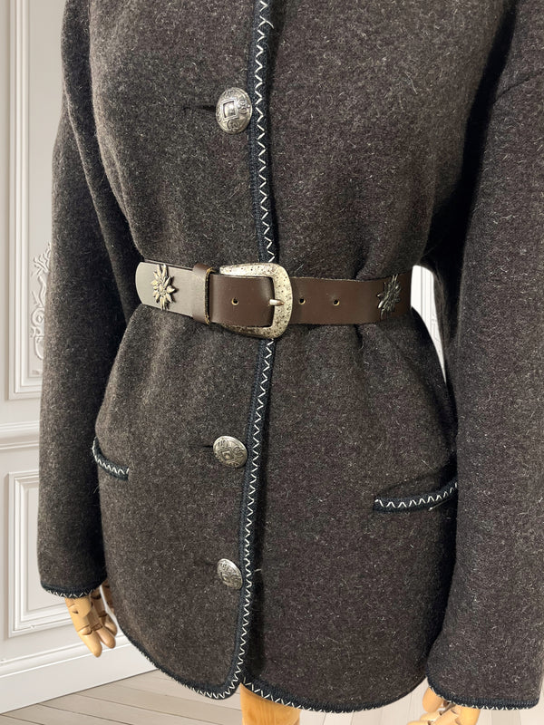 Cardigan vintage din lână pură mărimea XL