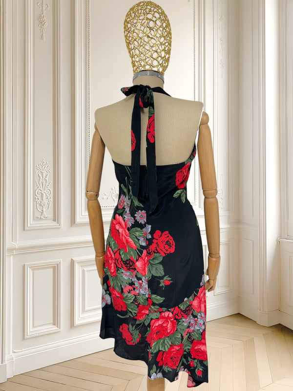 Rochie asimetrică din vâscoză mărimea S