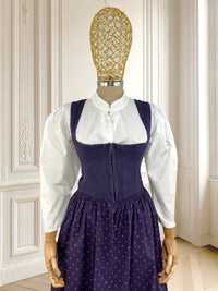 Rochie bavareză cu top alb mărimea M