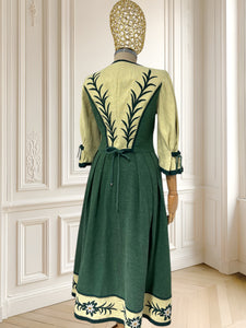 Rochie vintage lucrată manual mărimea S