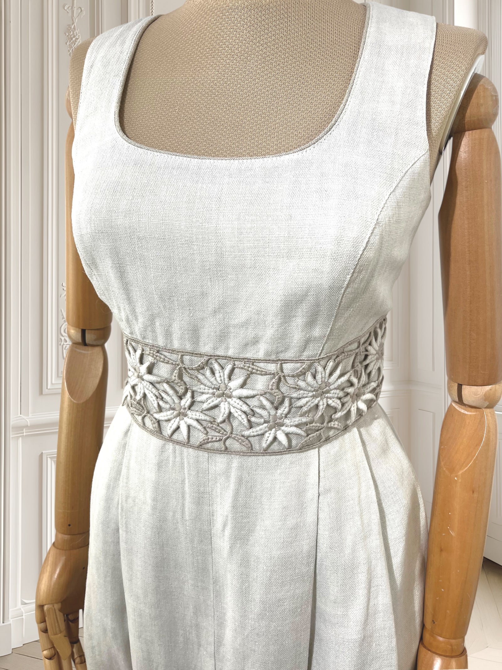 Rochie vintage din in mărimea S