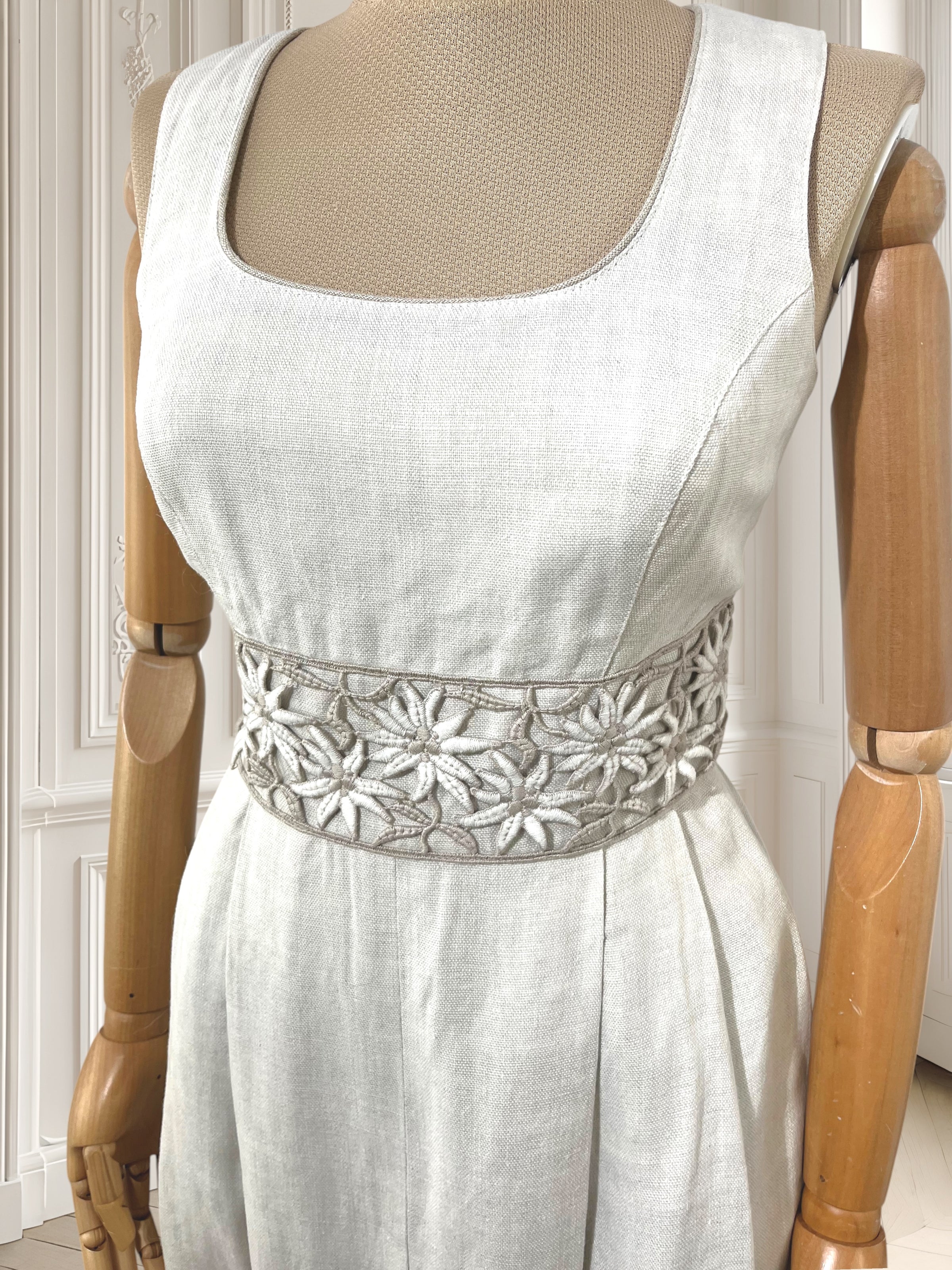 Rochie vintage din in mărimea S
