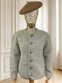Cardigan vintage din lână pură mărimea L