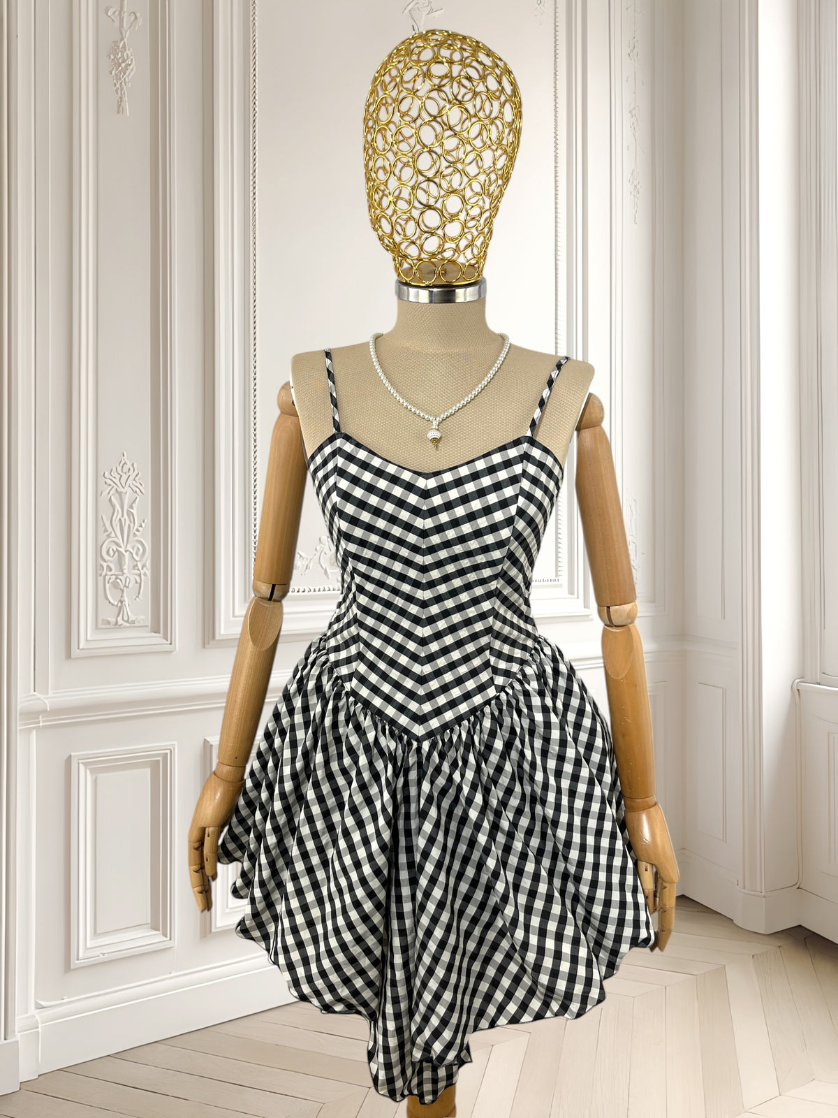 Rochie vintage lucrată manual mărimea S