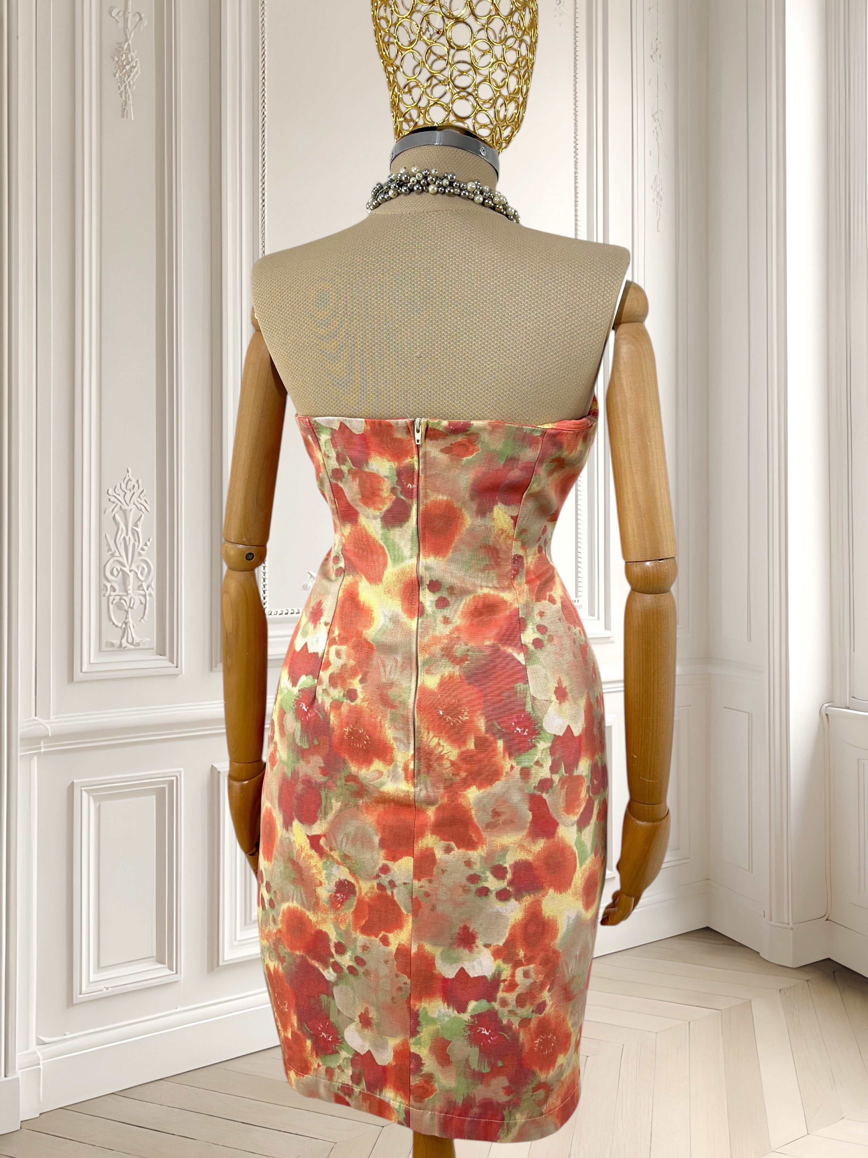 Rochie cu print floral mărimea S