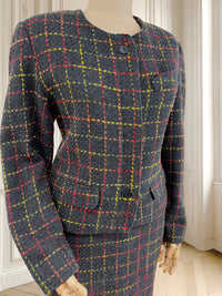 Costum din tweed de lână mărimea S
