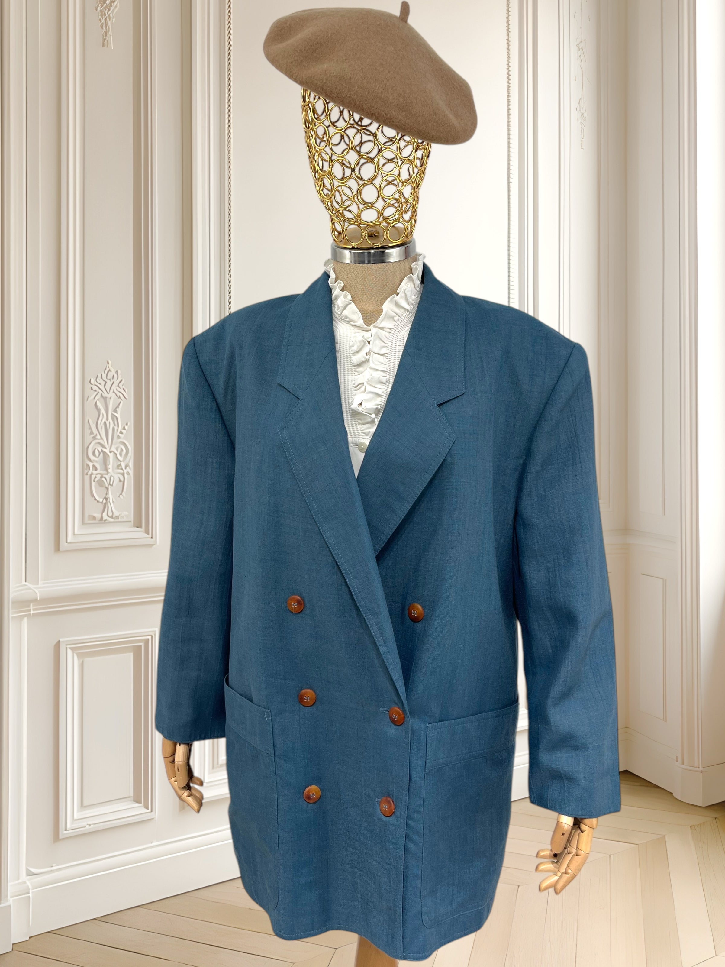 Sacou vintage din in mărimea XL