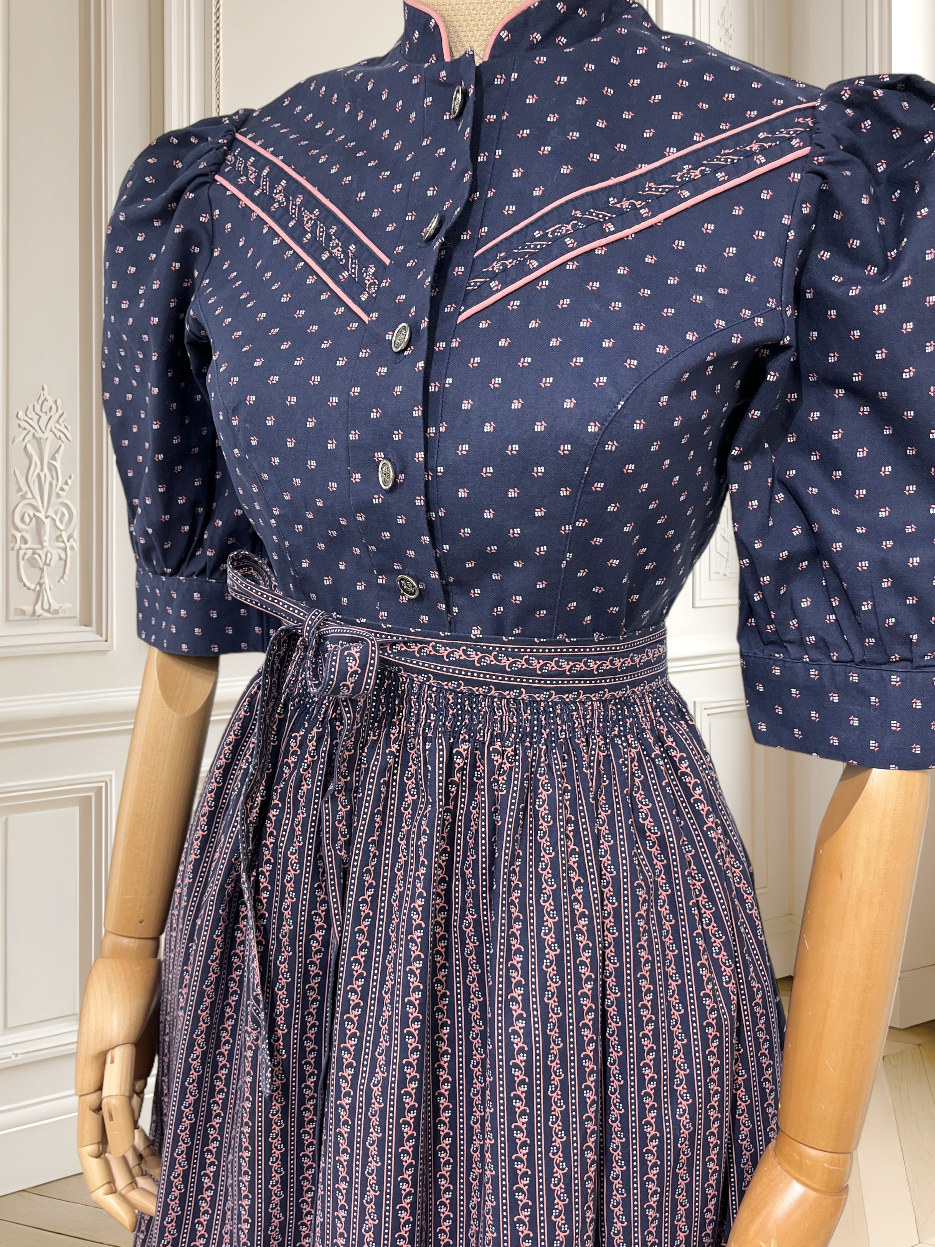 Rochie vintage din bumbac mărimea S