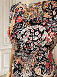 Rochie înflorată din cupro mărimea M