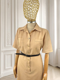 Rochie vintage crem mărimea L