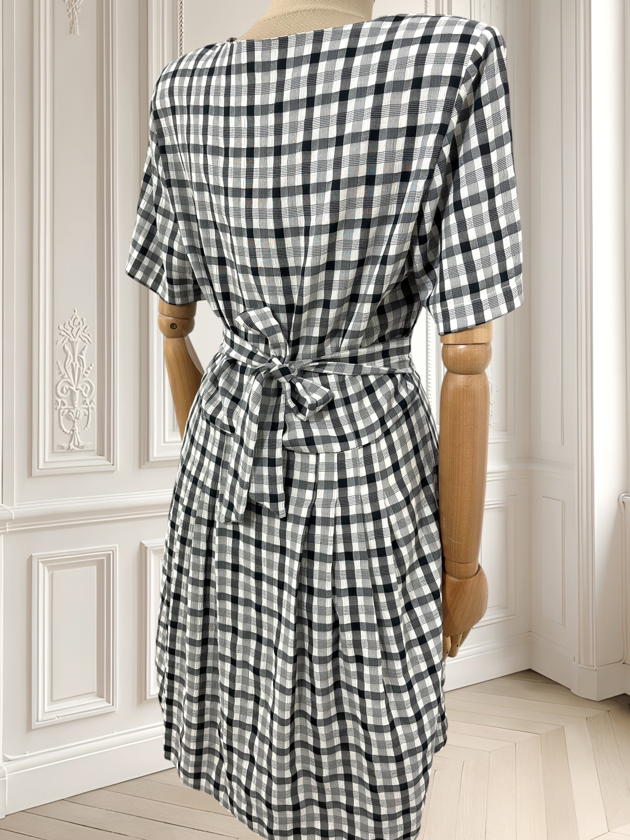 Rochie vintage din amestec de vâscoză mărimea M