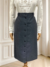 Încarcă imaginea în vizualizatorul Galerie, Fustă vintage din amestec de lână mărimea L
