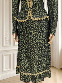 Rochie vintage din brocart mărimea M