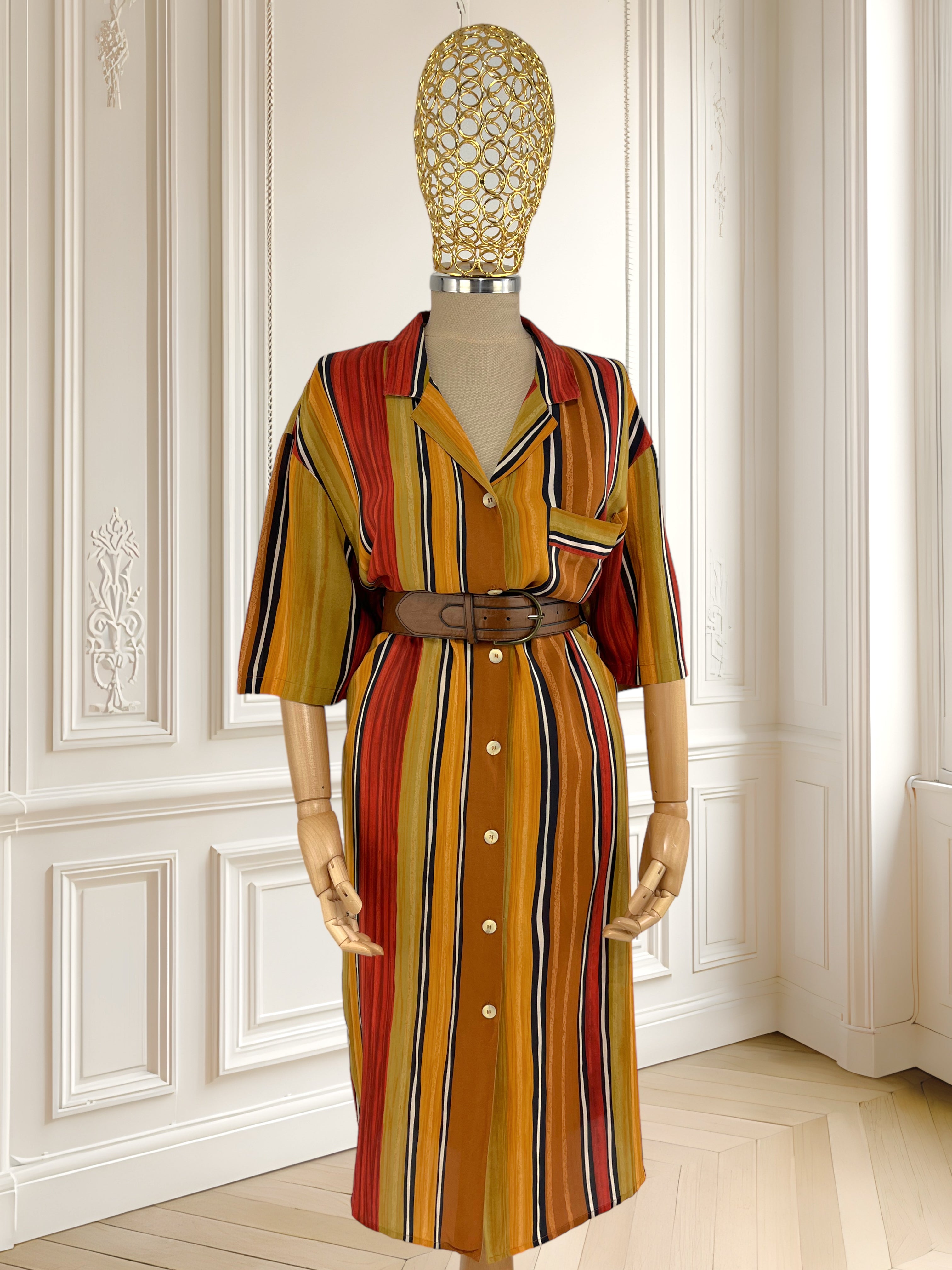 Rochie italienească din mătase naturală mărimea XL