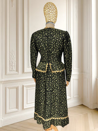 Rochie vintage din brocart mărimea M
