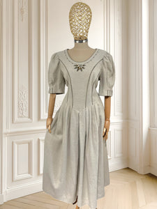 Rochie vintage din in mărimea L