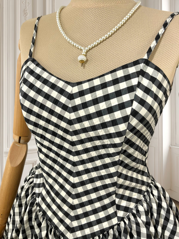 Rochie vintage lucrată manual mărimea S