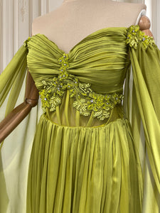 Rochie verde de gală deosebită mărimea S