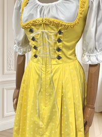 Rochie bavareză cu top alb mărimea S