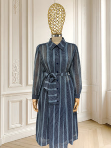 Rochie vintage din pânză de bumbac mărimea L