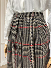 Fustă vintage din lână pură mărimea M