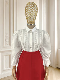 Cămașă vintage cu broderie mărimea XL