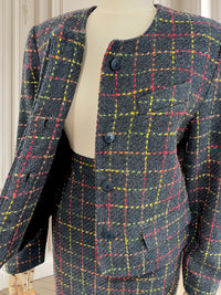 Costum din tweed de lână mărimea S