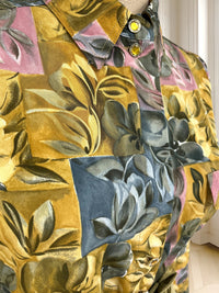 Cămașă vintage cu print floral mărimea XL