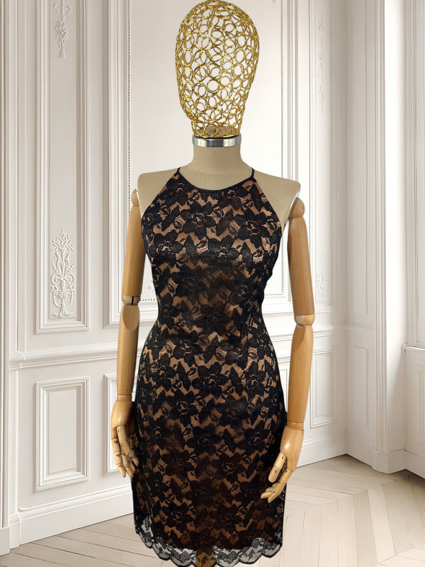 Rochie elegantă cu dantelă mărimea M