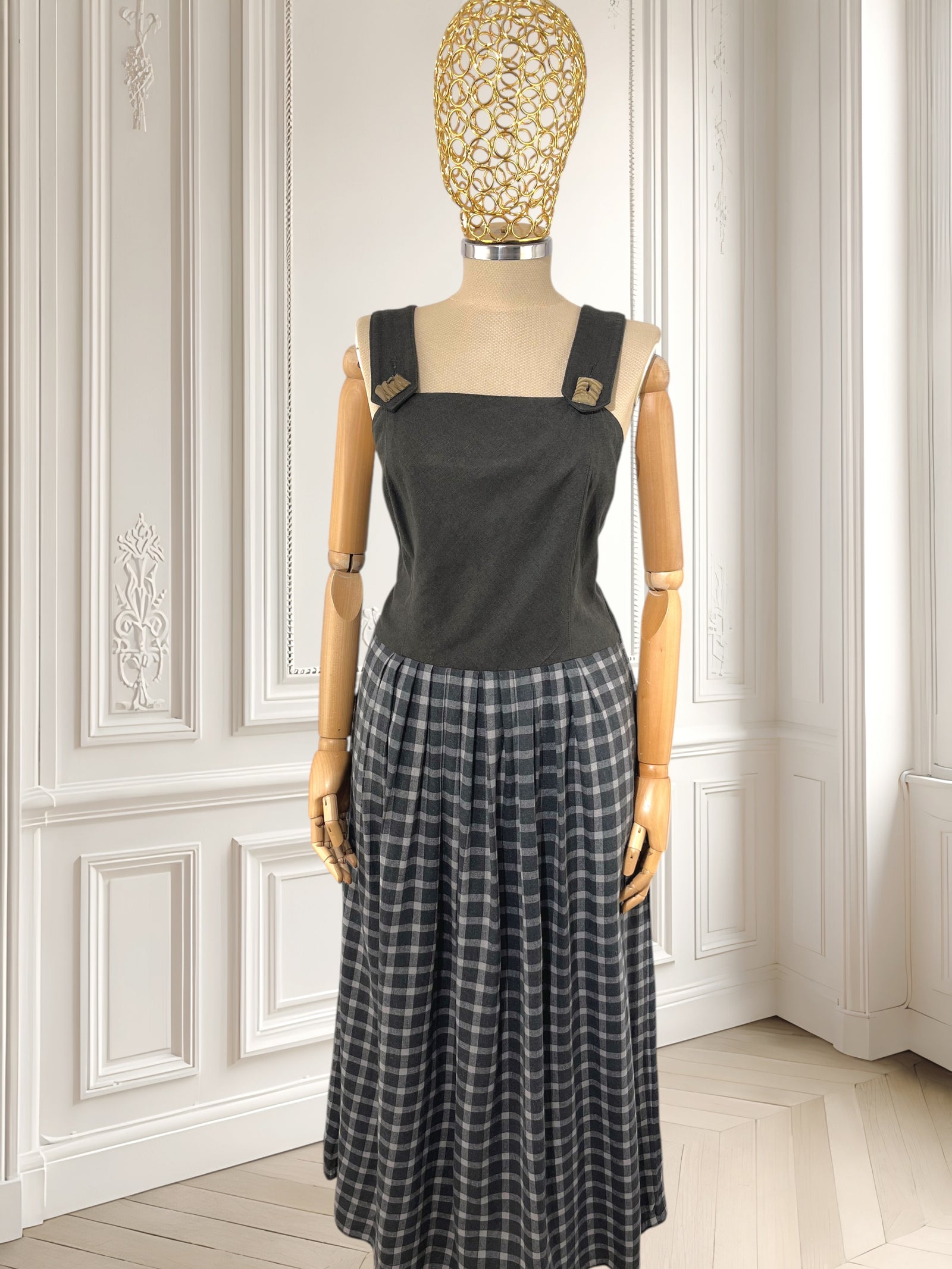 Rochie vintage din bumbac mărimea L