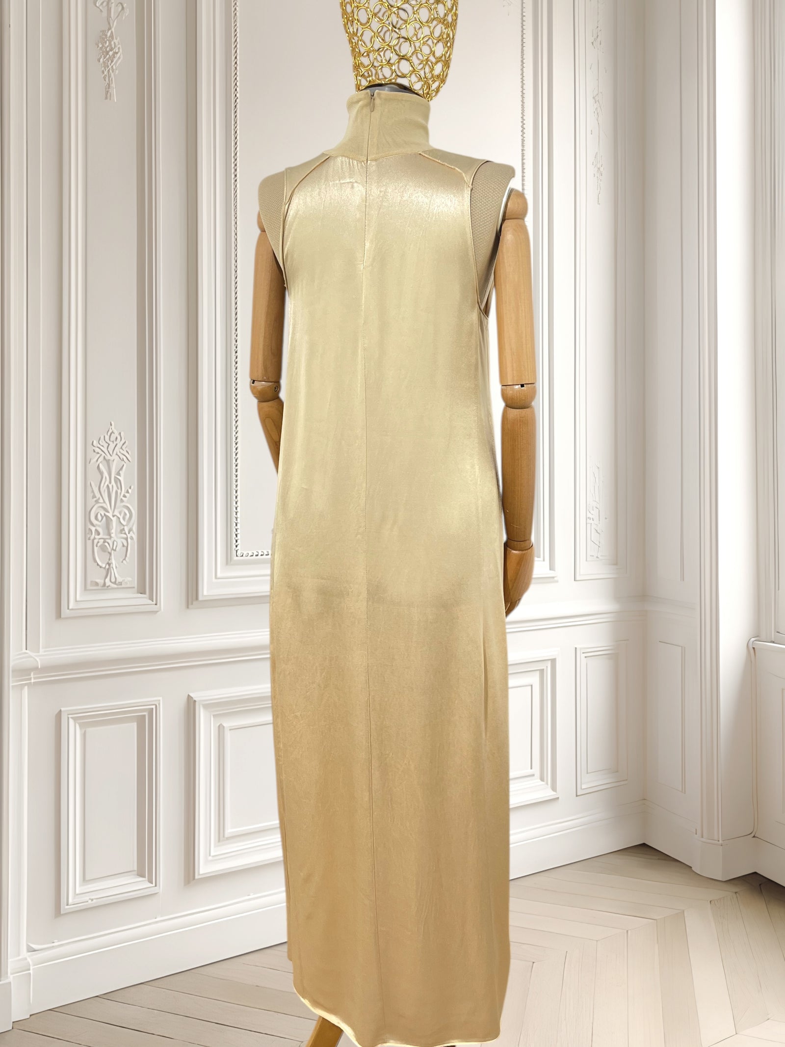 Rochie satinată din vâscoză potrivită pentru S/M