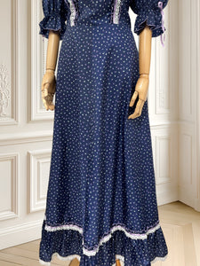 Rochie vintage bleumarin mărimea M