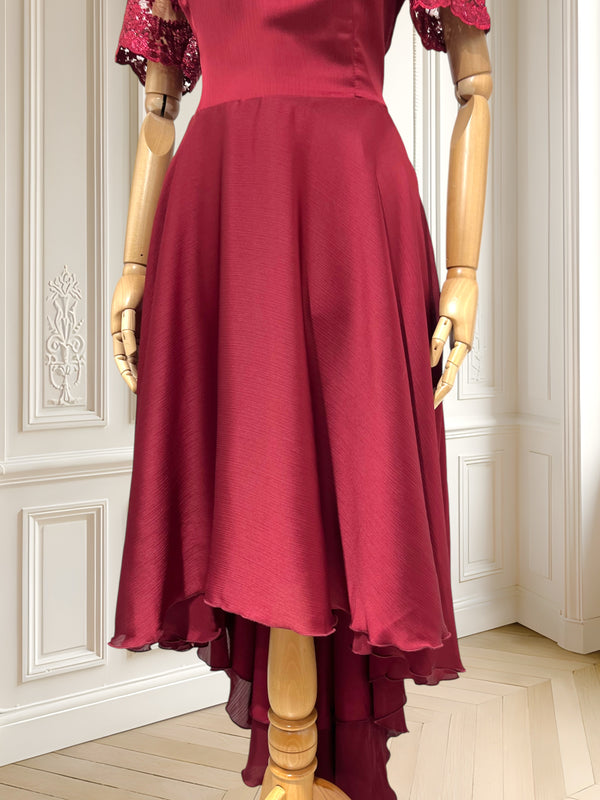 Rochie elegantă cu dantelă mărimea L