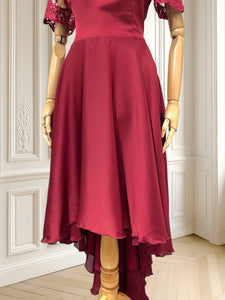 Rochie elegantă cu dantelă mărimea L