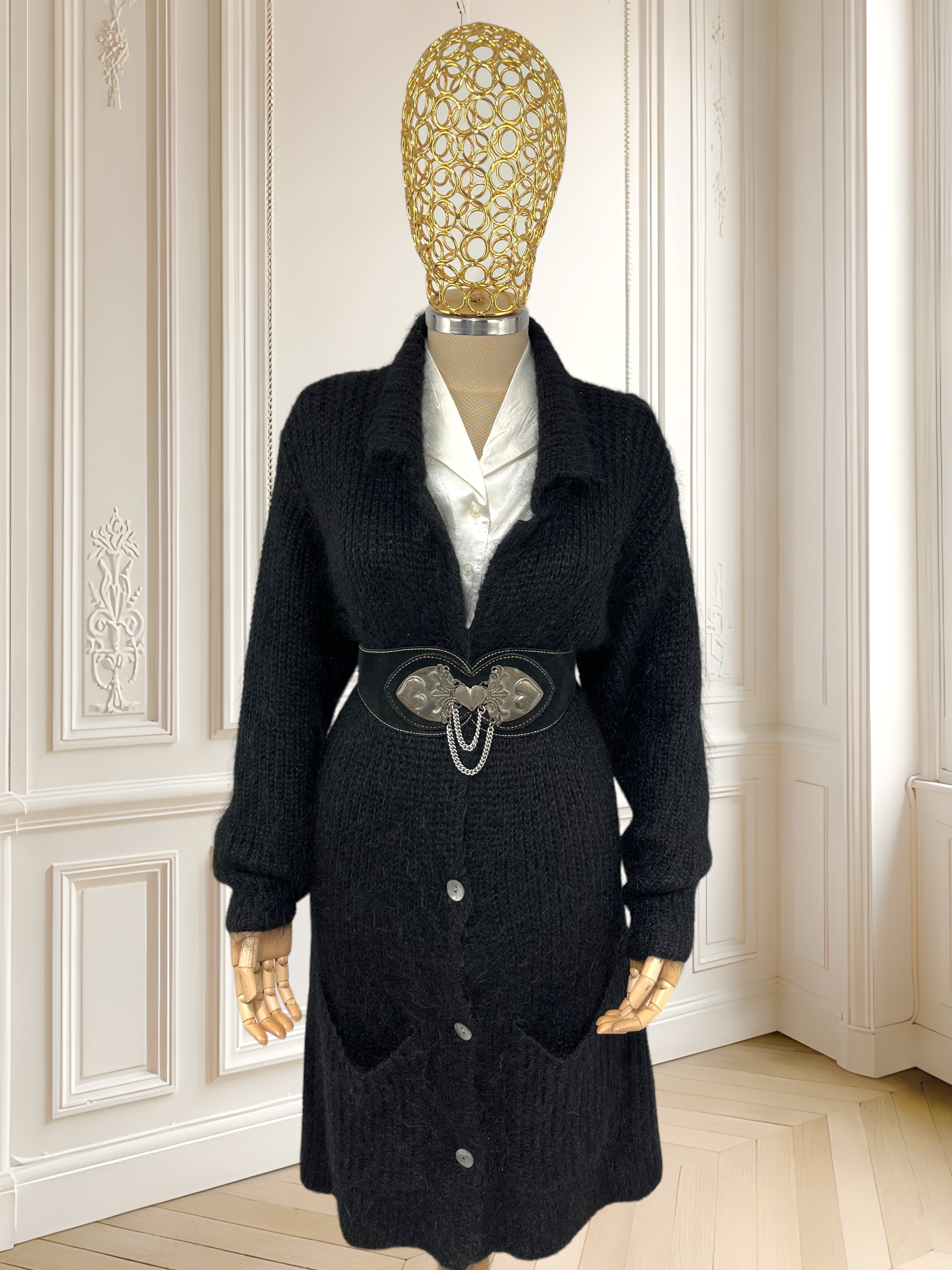 Cardigan din mix de mohair mărimea L