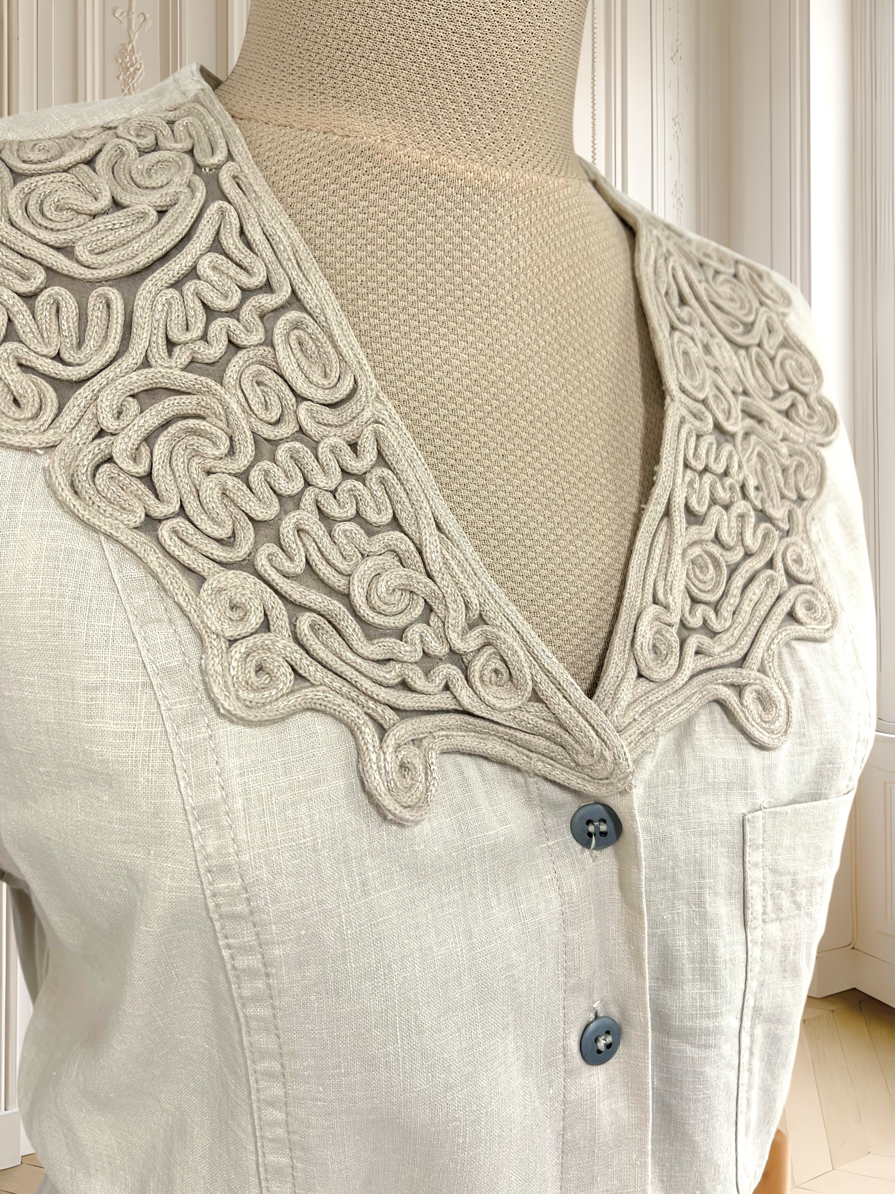 Rochie vintage din bumbac și in mărimea M